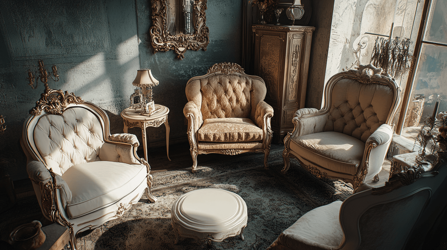 Muebles en estilo Vintage Glam