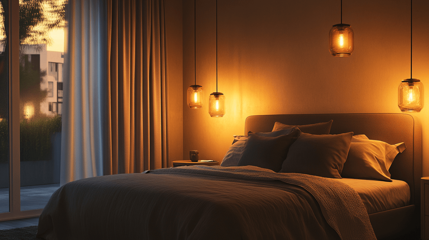 Lámparas colgantes en el dormitorio: Para un ambiente relajado