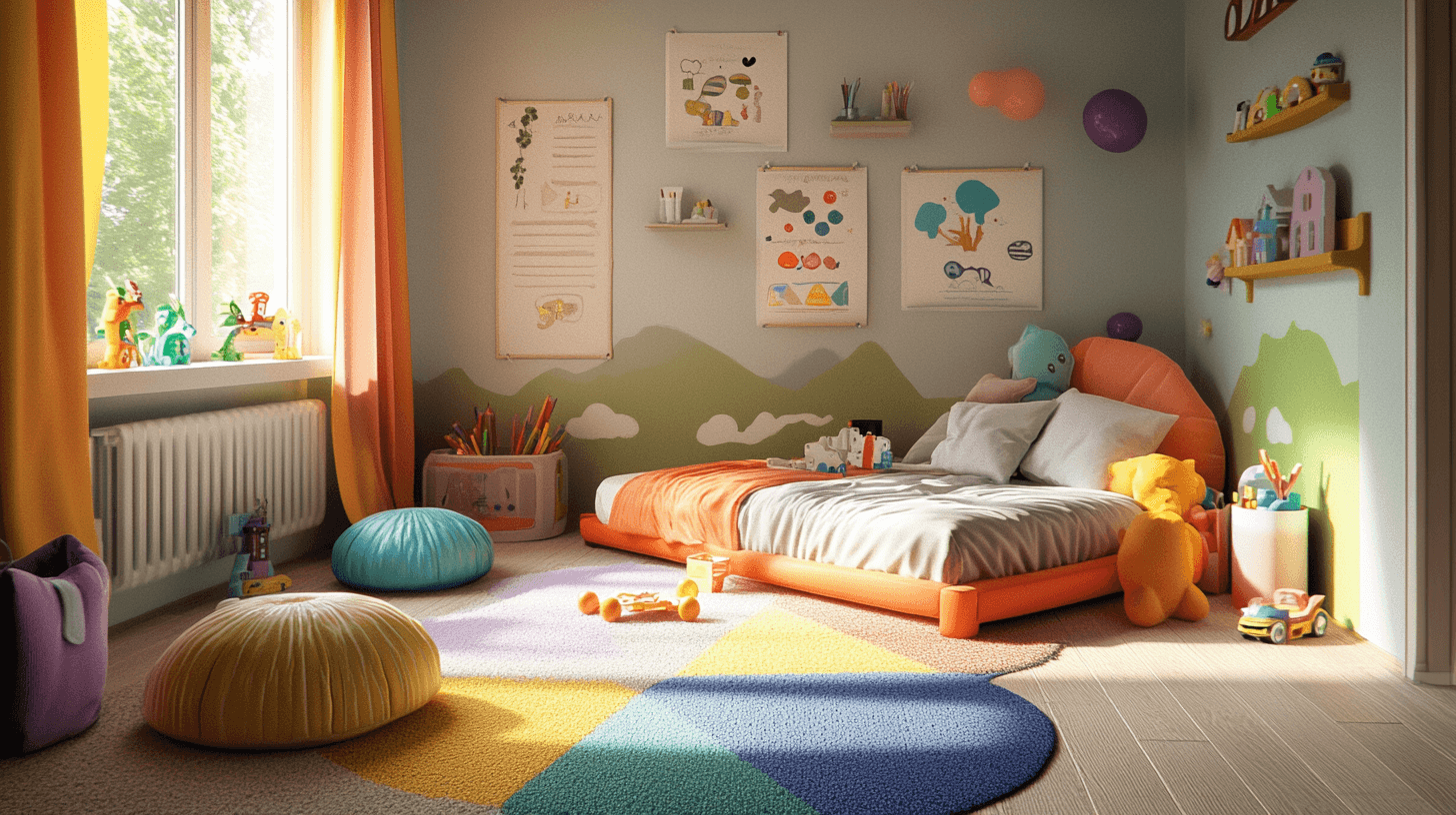 Opciones creativas de diseño para la habitación infantil