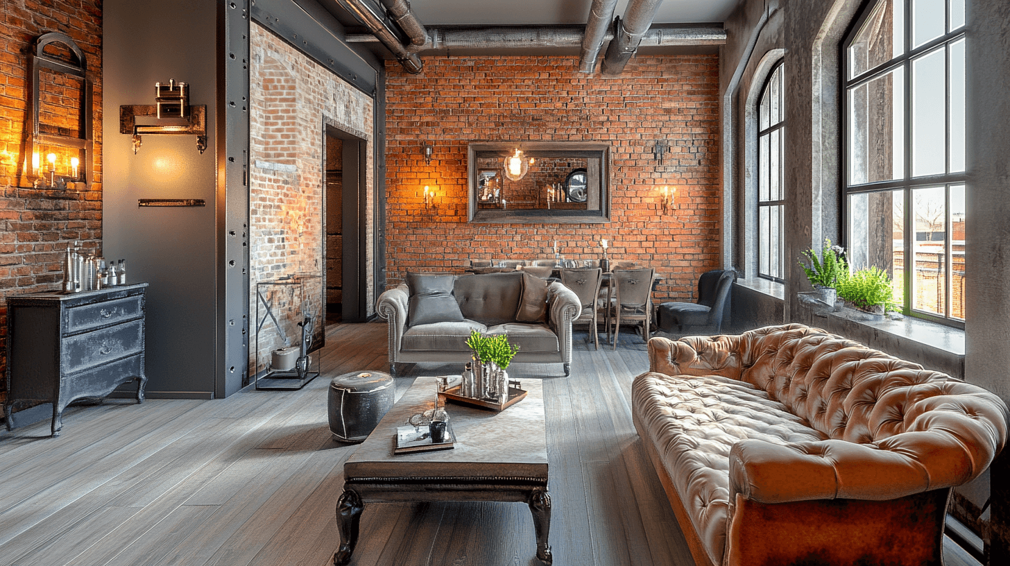 Glamour Industrial: La mezcla de Industrial y Lujo