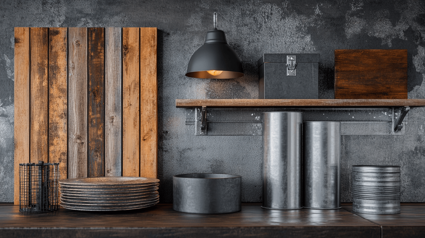 Elementos decorativos para el comedor industrial