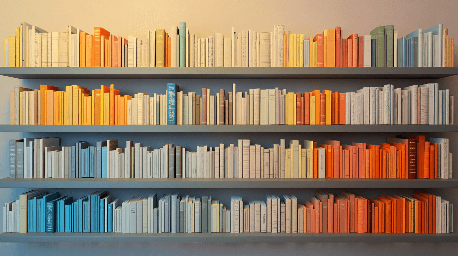 Decoración de paredes creativa con libros