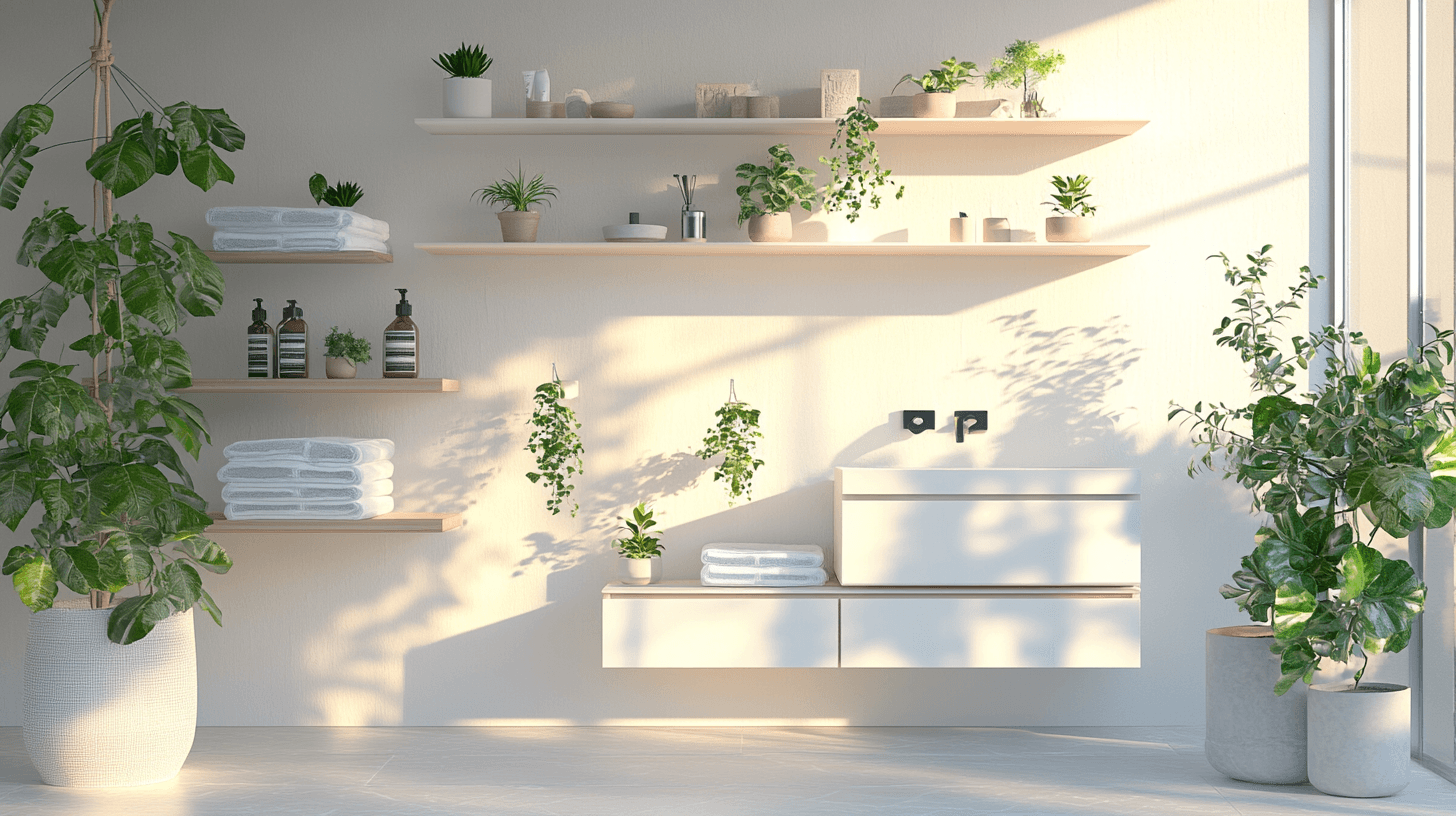 Ideas de decoración para el baño: Almacenamiento elegante y decoración
