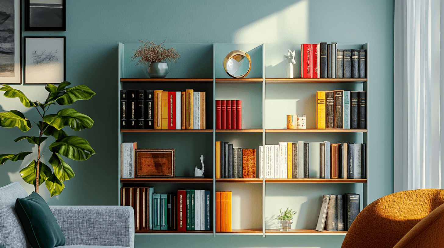 Diseñar estanterías como punto focal