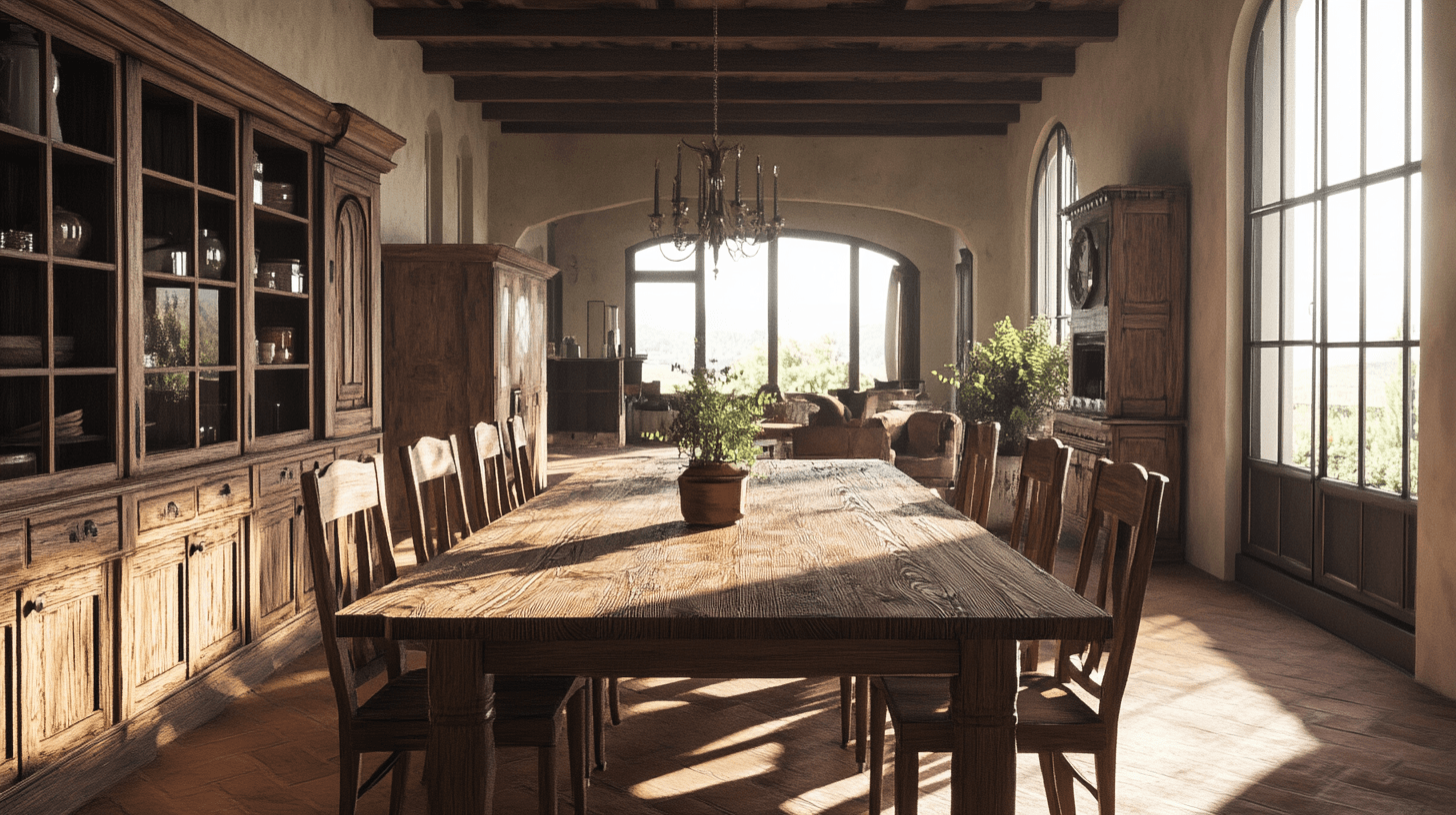 Muebles de estilo toscano: Elegancia rústica