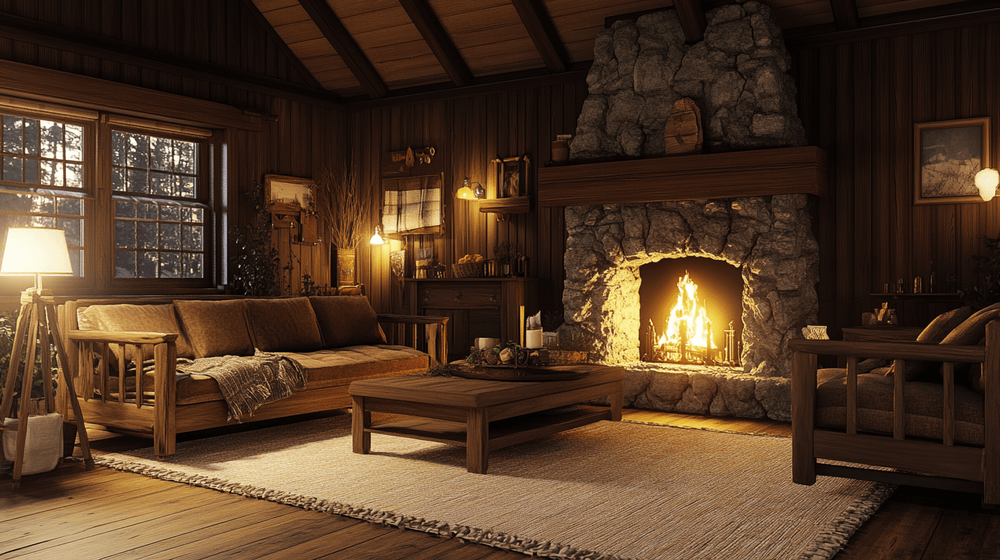 Cabin Chic: La comodidad de una cabaña escenificada con estilo