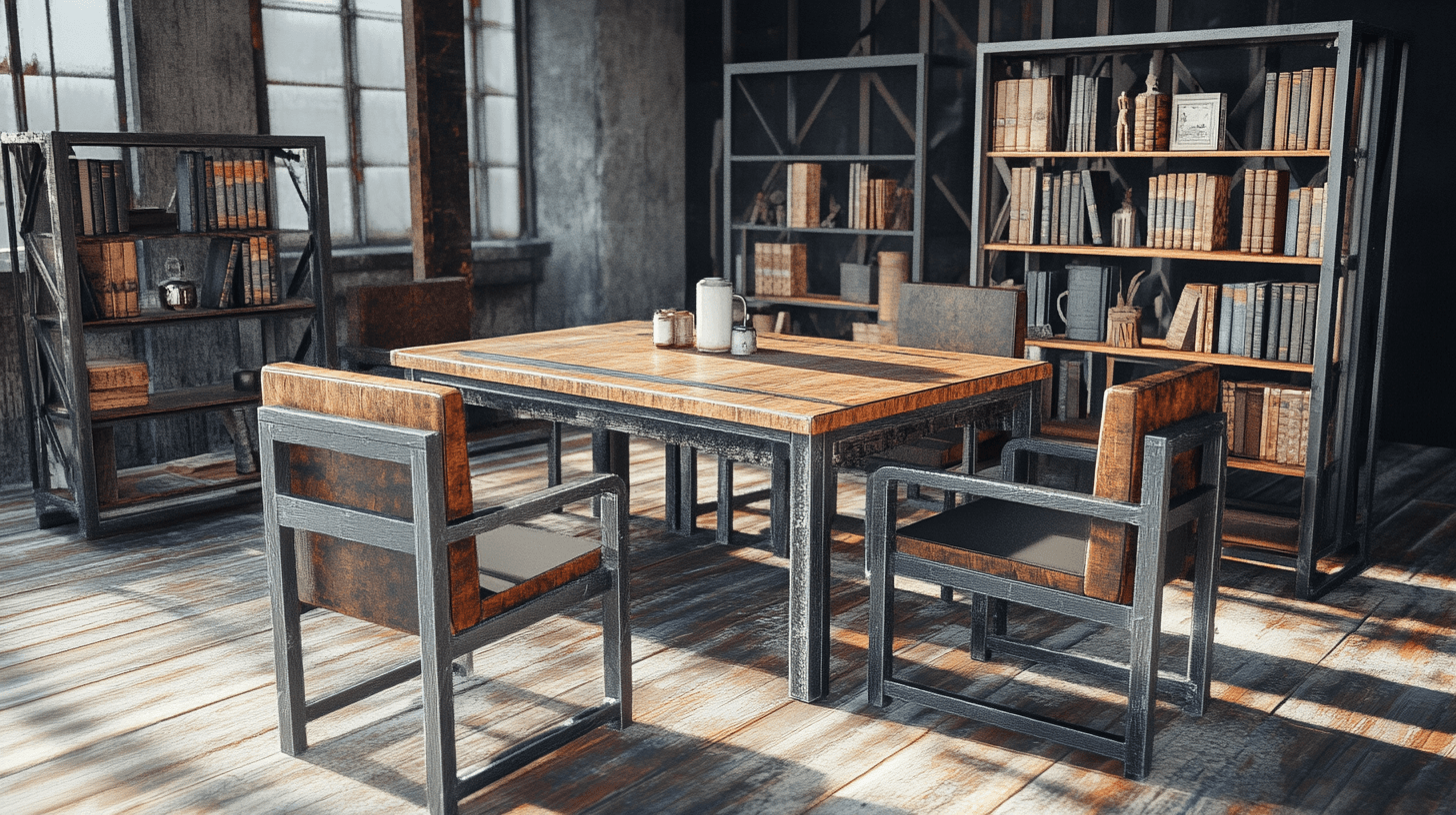 Muebles en estilo Industrial Chic: Funcionalidad se encuentra con diseño