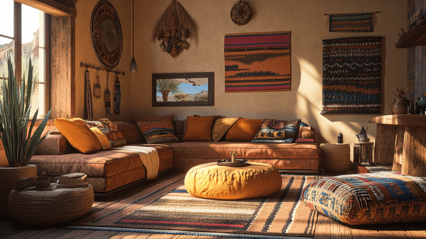 Estilo desértico: Colores cálidos y tonos terrosos para tu hogar