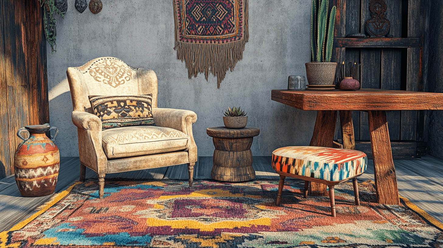Muebles en estilo Nomadic Boho