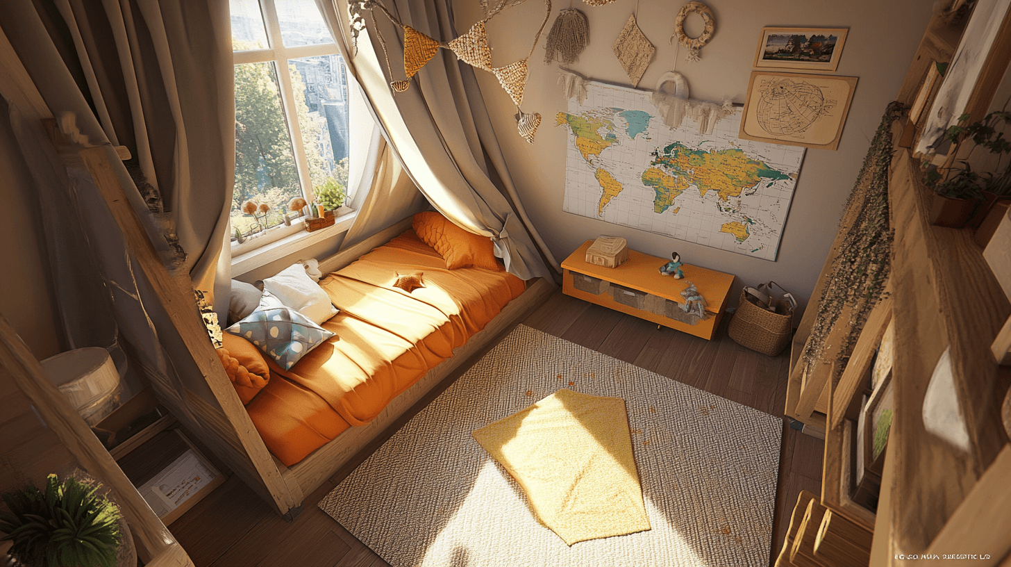 Habitación infantil con estilo de aventura: Ideas creativas para pequeños exploradores
