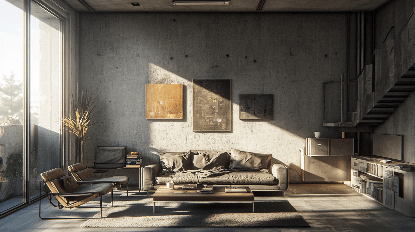 Hormigón como elemento de diseño: El estilo industrial para tu hogar