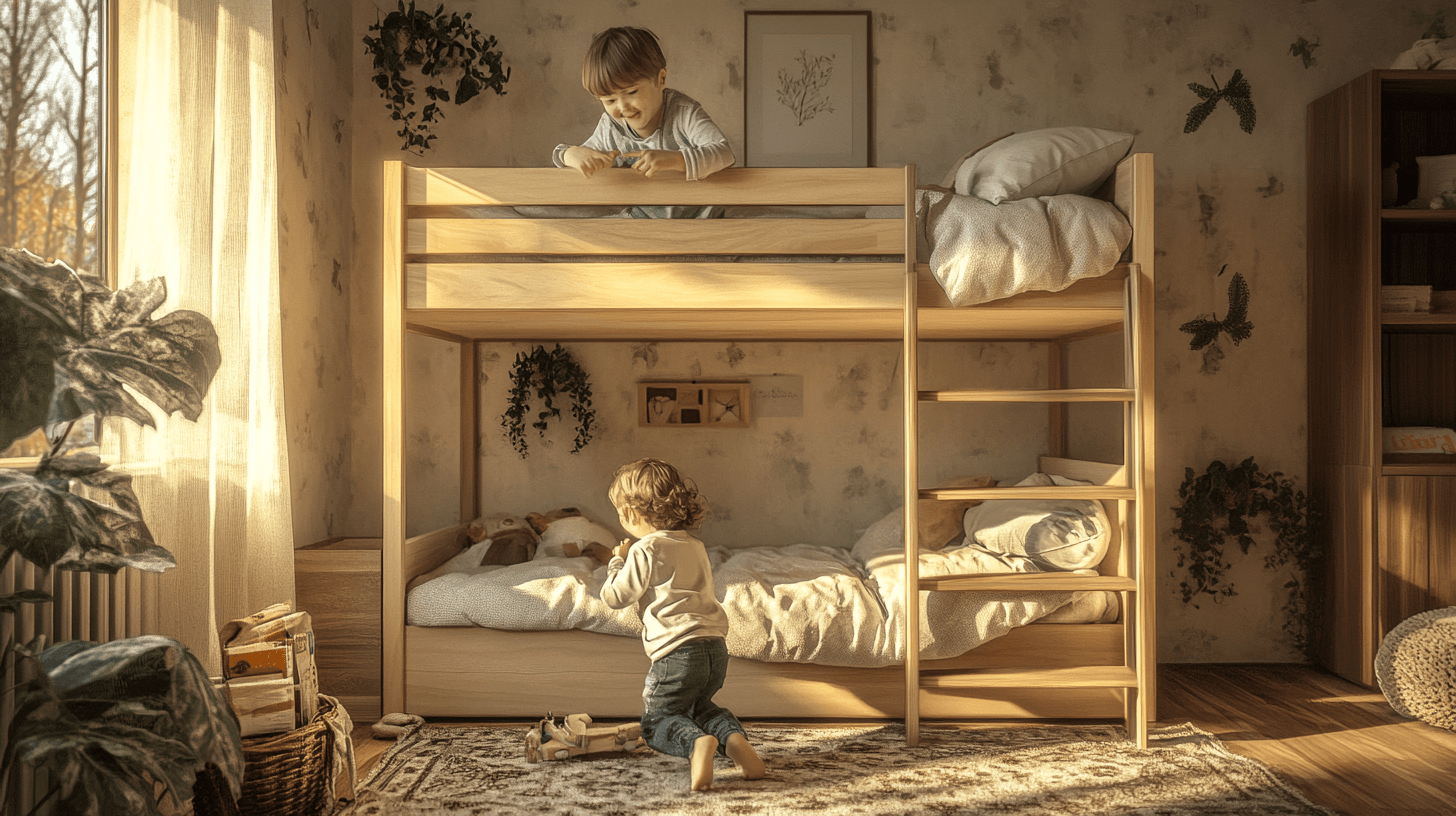 Ventajas de las literas para hermanos