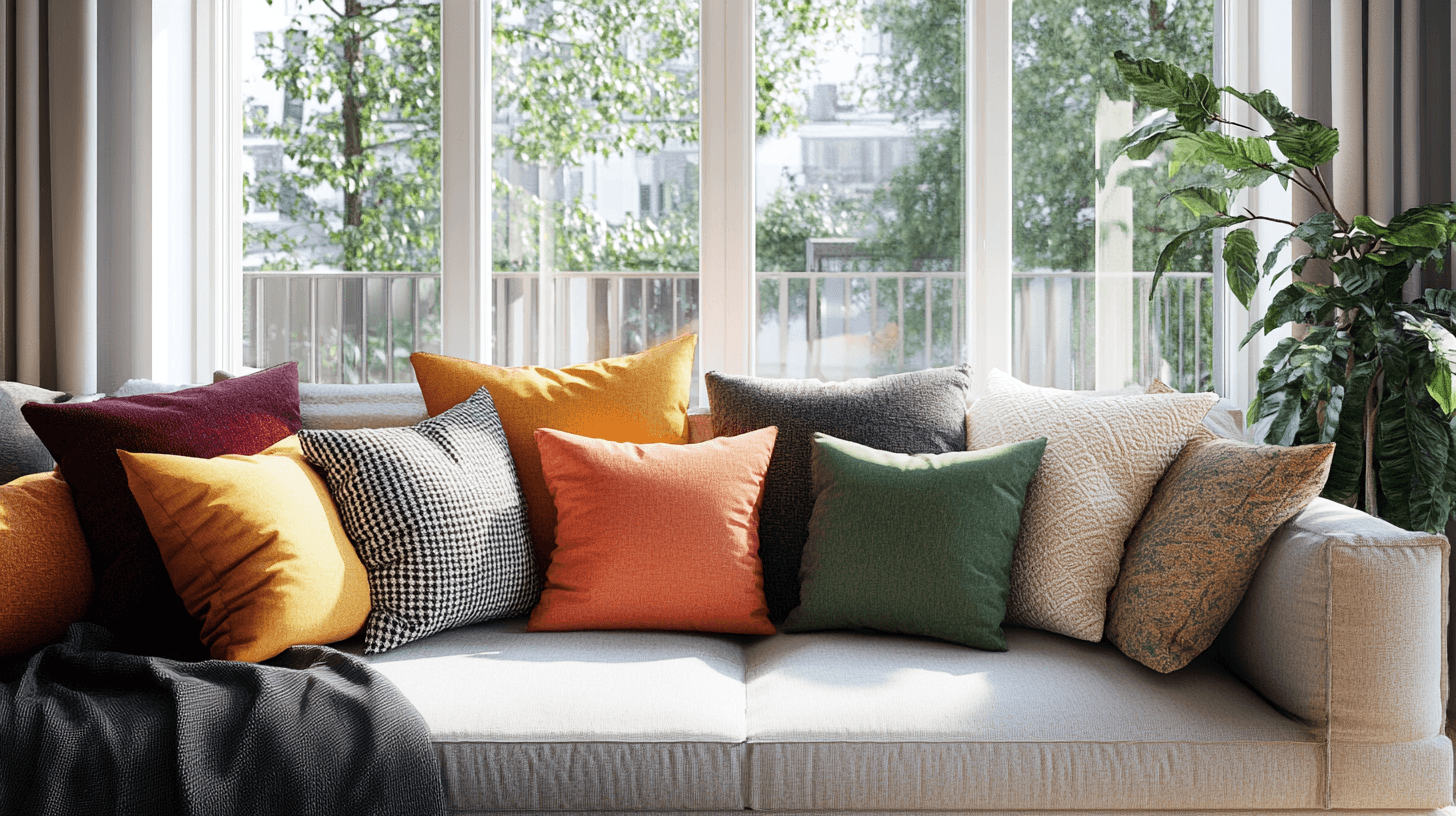 Cojines como decoración: Textiles acogedores para más comodidad