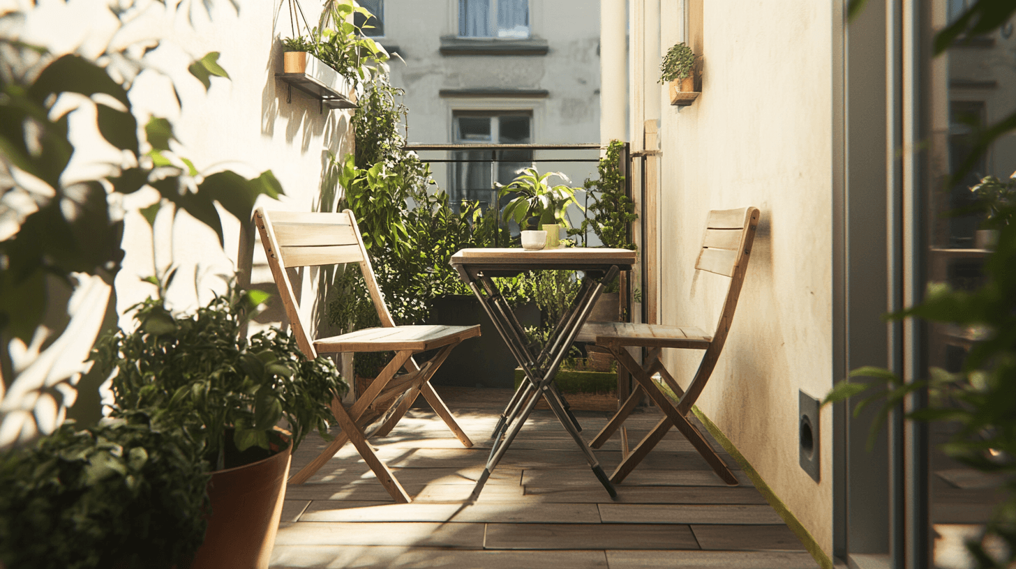Disfrutar del aire fresco: Muebles de balcón para espacios pequeños
