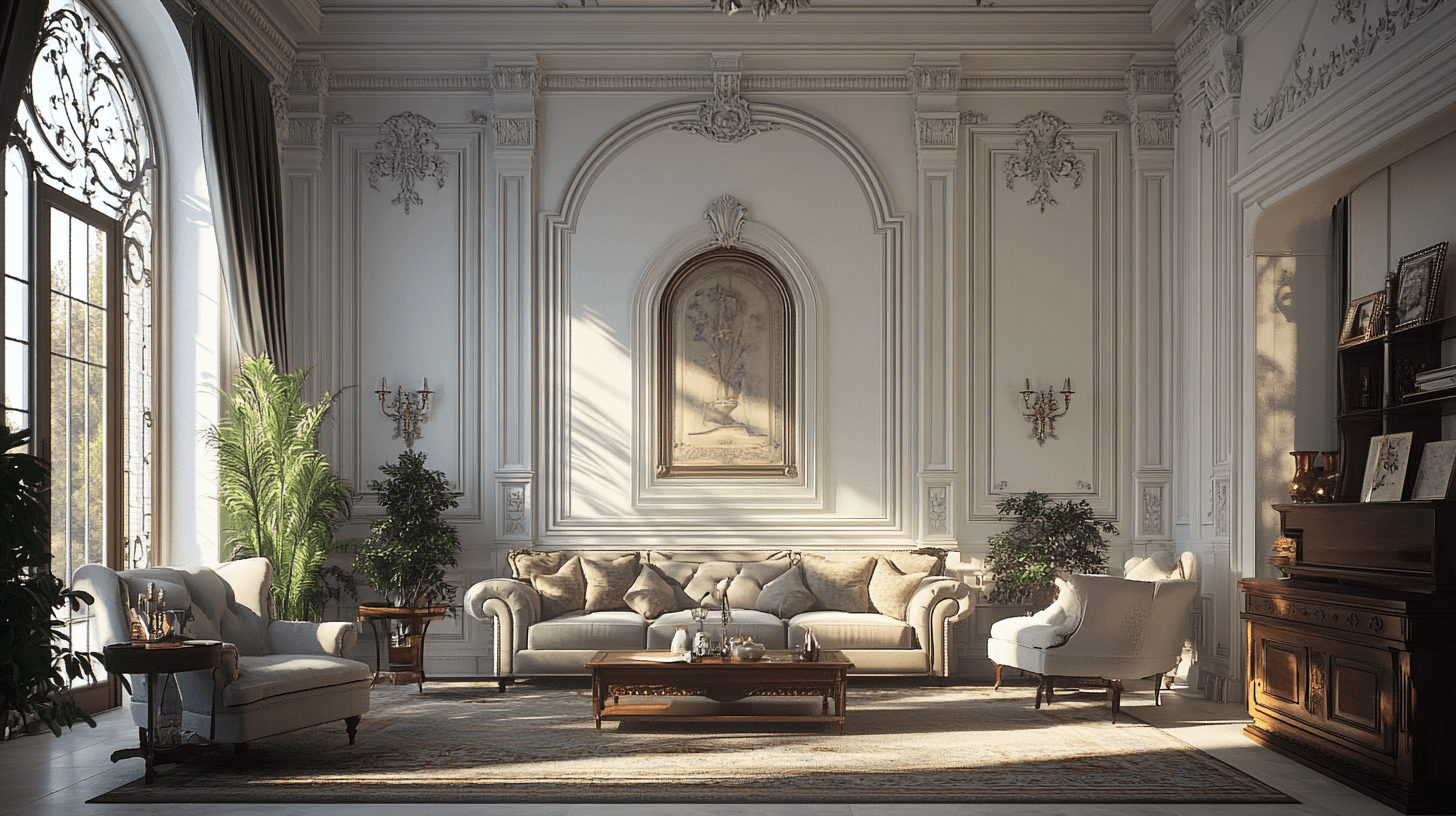 Decoración en estilo Classic Revival