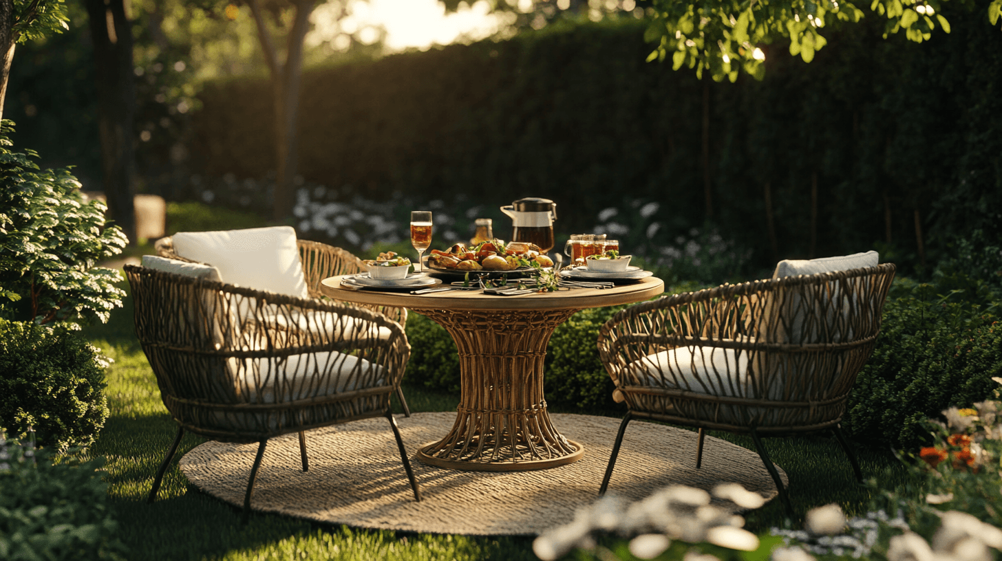 Áreas de comedor en el jardín: Desde el picnic hasta la cena gourmet