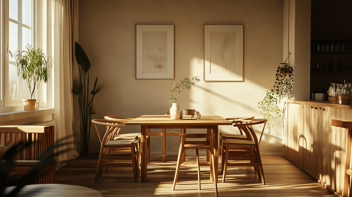 Muebles sostenibles en estilo New Nordic