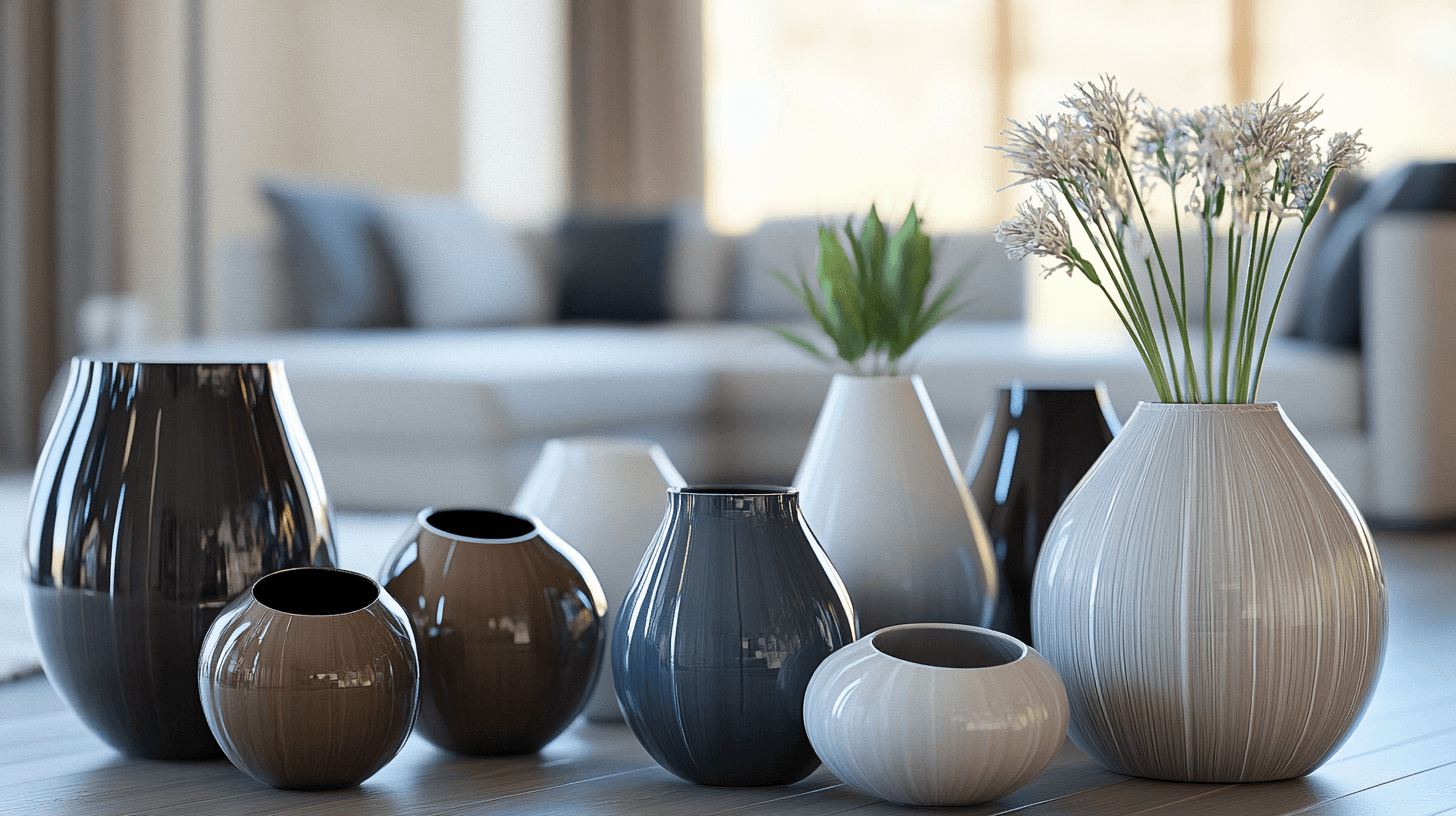 Jarrones como objetos de arte: decorativos y funcionales