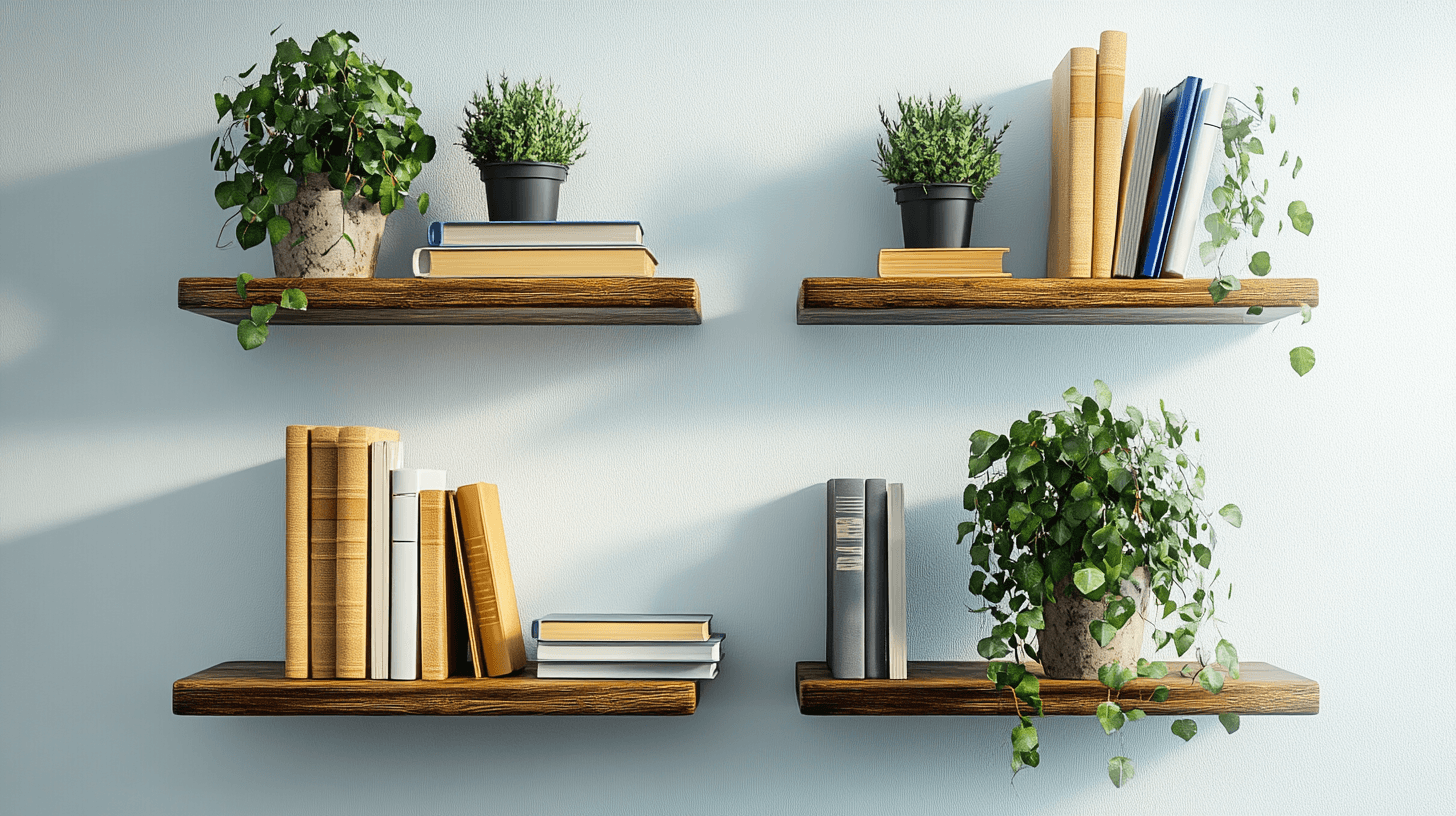 Decoración de estantes de pared: Ideas creativas para tus piezas favoritas