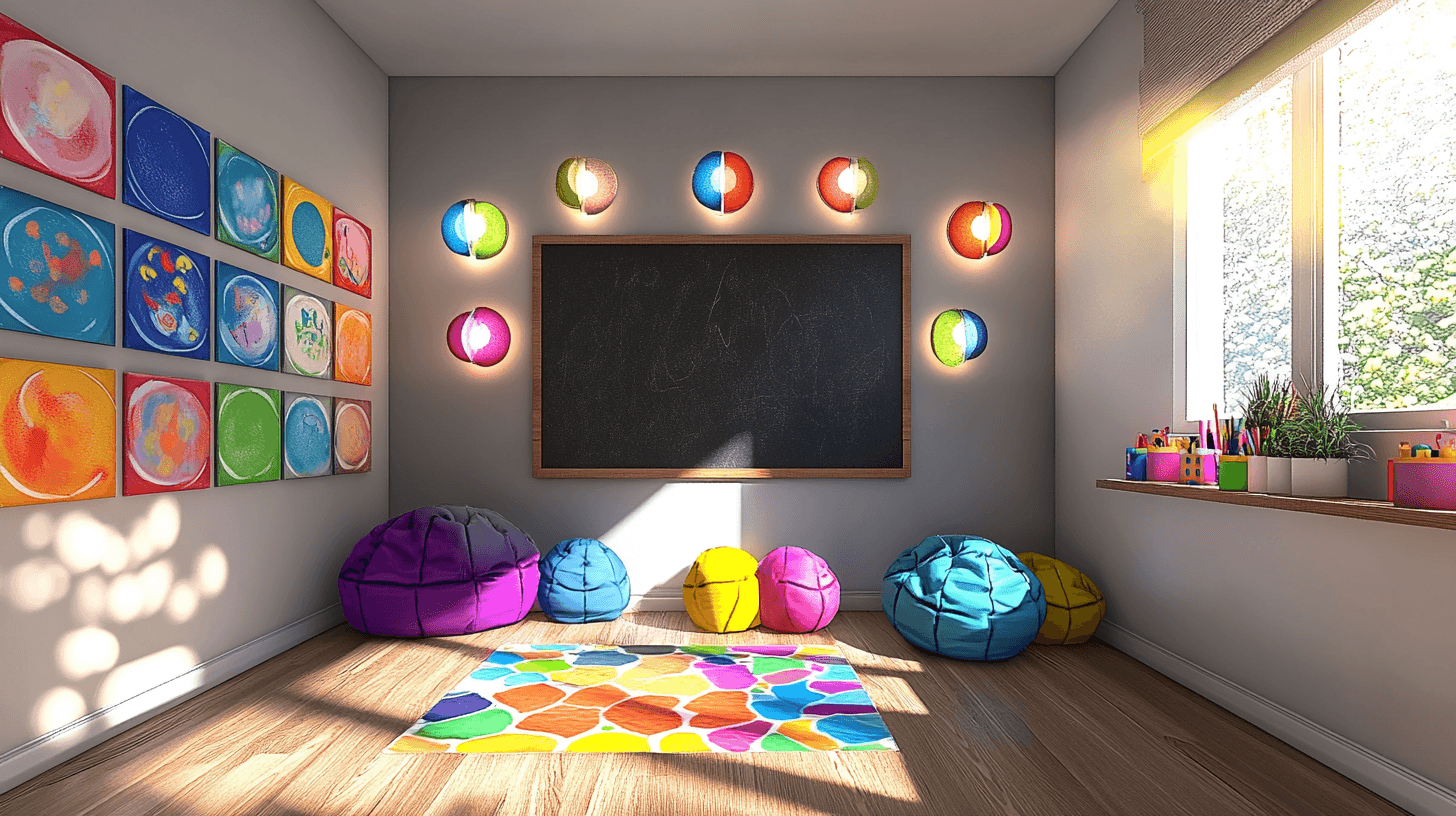 Decoración que estimula la creatividad
