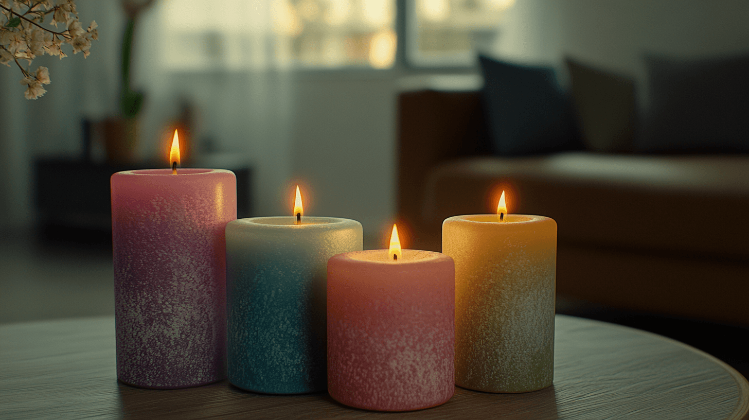 La elección correcta de colores para velas