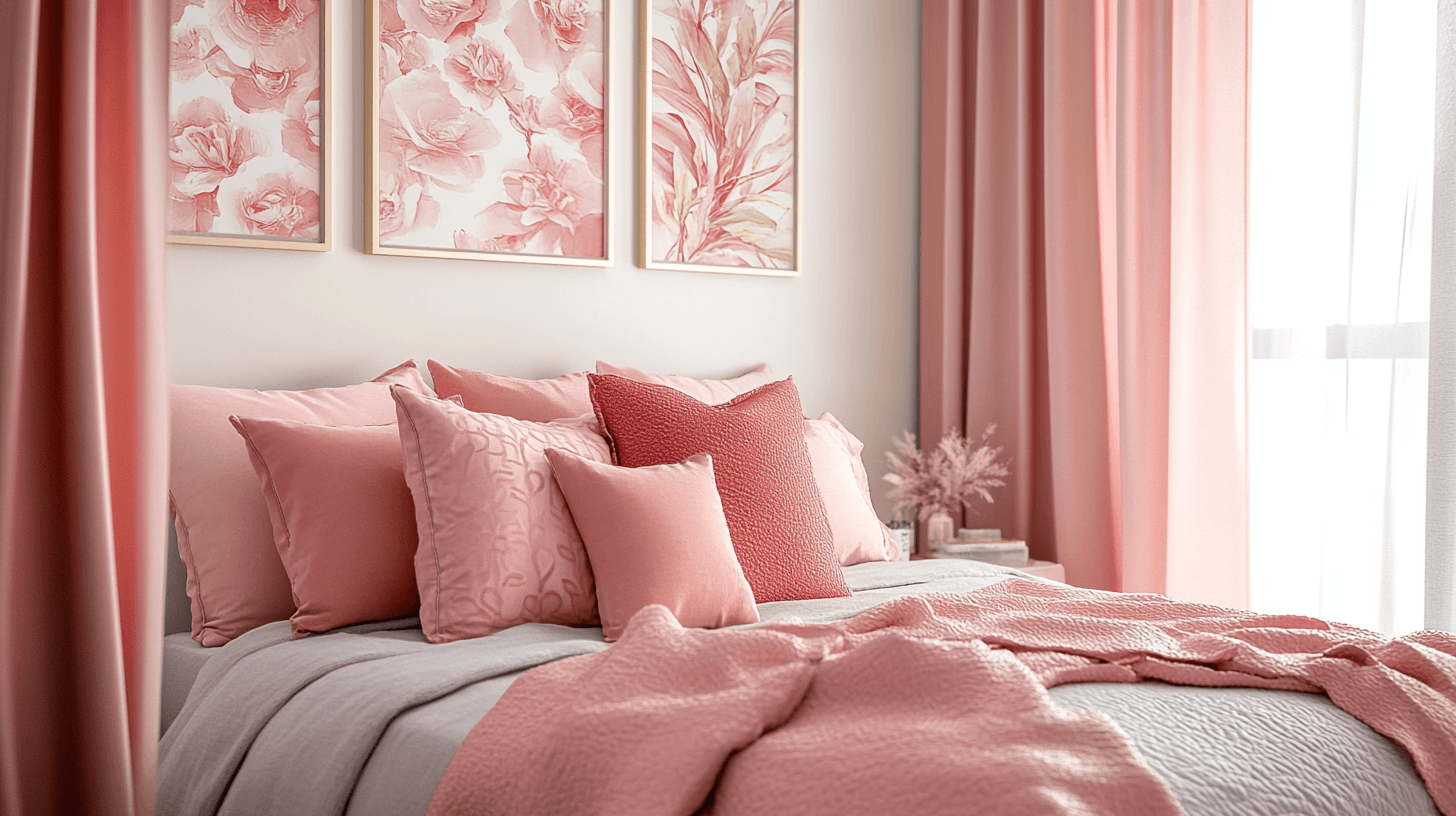 Decoración en rosa: poner acentos