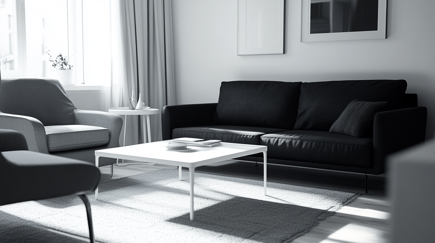 Muebles monocromáticos: La clave para una habitación elegante