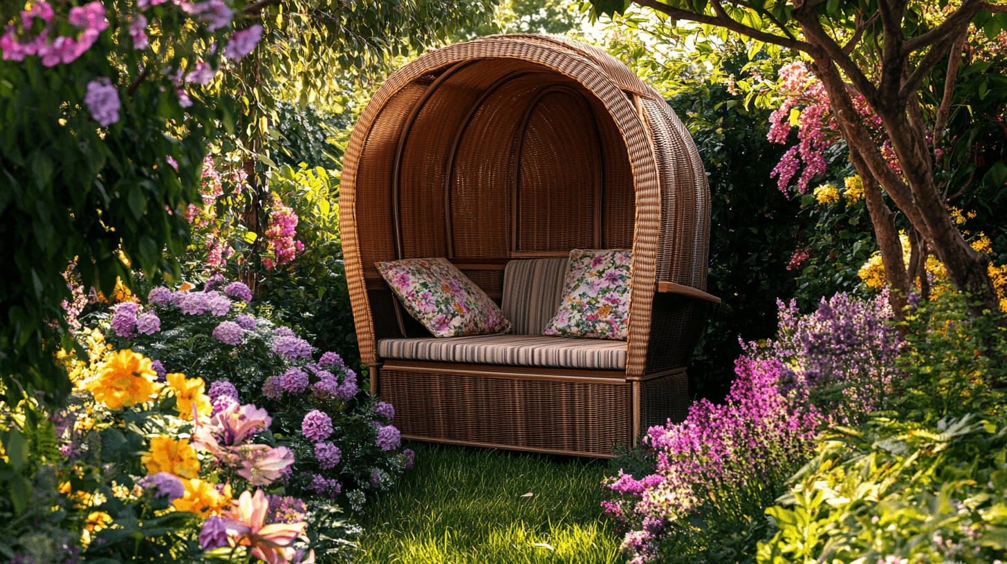 Integrar Strandkörbe en el diseño del jardín
