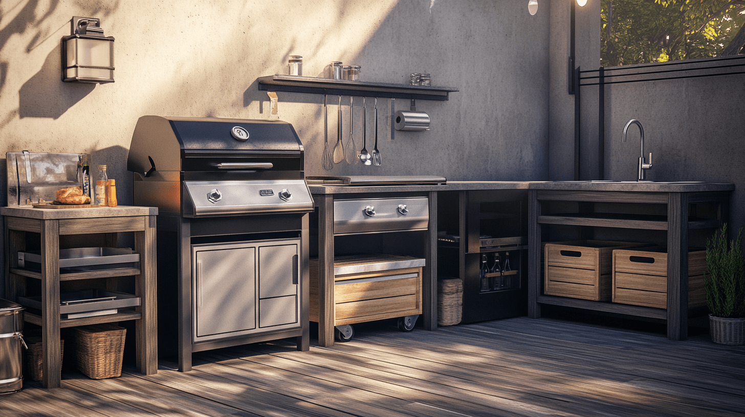 El equipo adecuado para tu cocina al aire libre