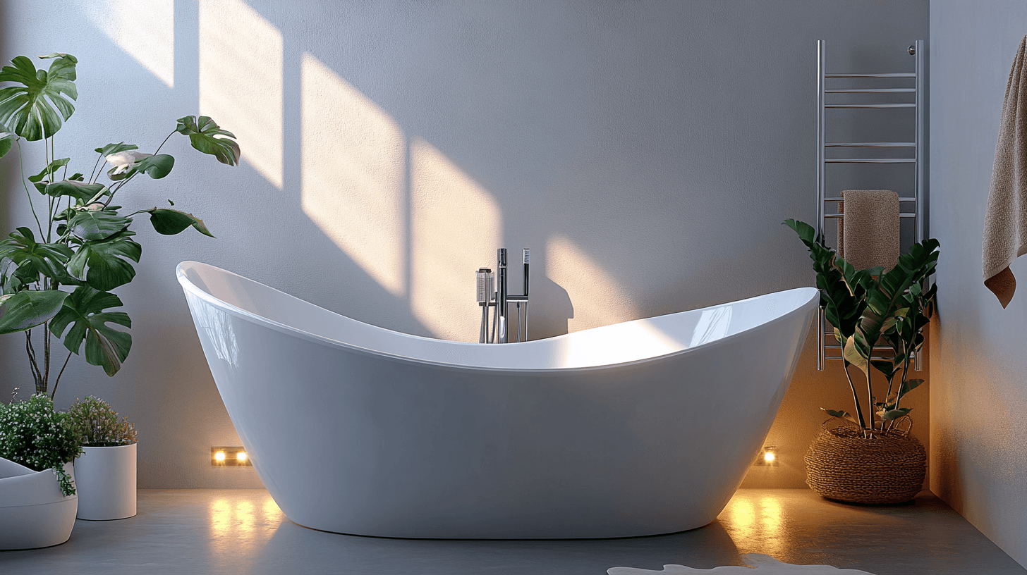 Baño de estilo wellness: Relajación en casa