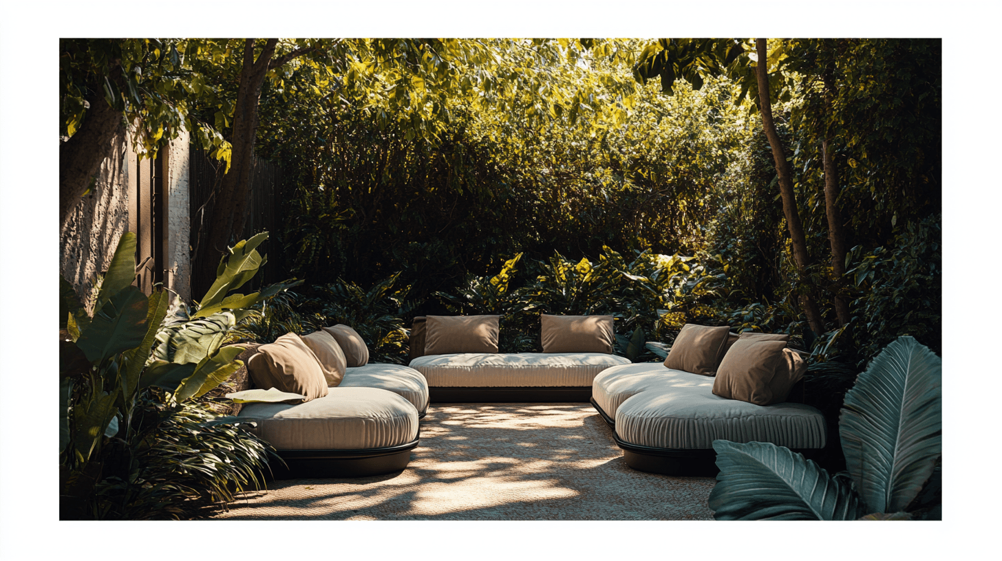 Muebles de exterior acolchados: Comodidad como en la sala de estar