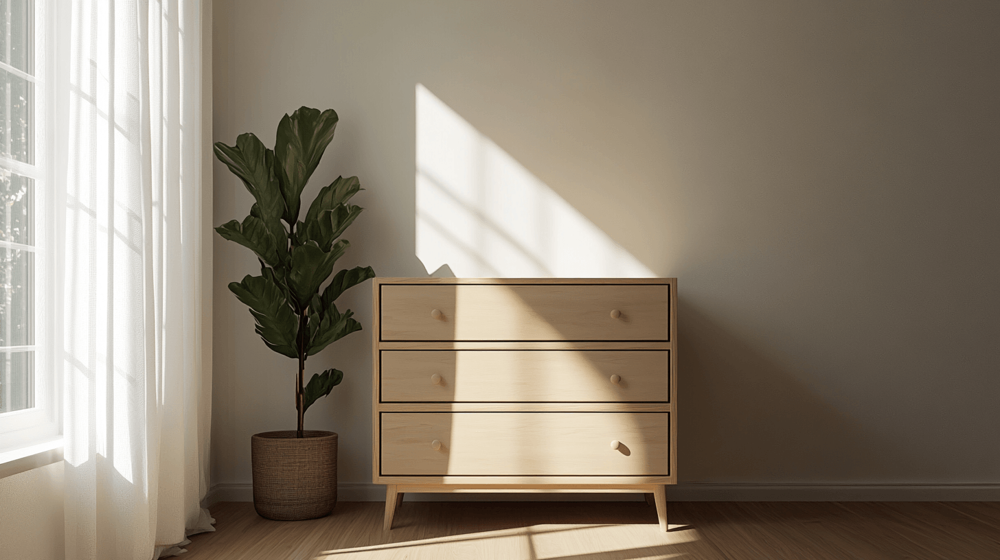 Cómodas modernas: el minimalismo se encuentra con la funcionalidad