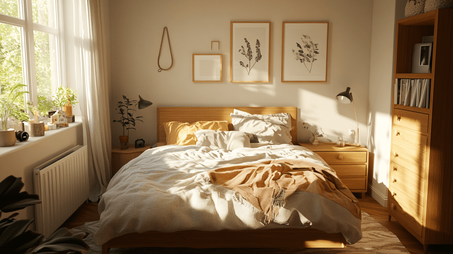 Dormitorio escandinavo: el minimalismo se encuentra con la comodidad