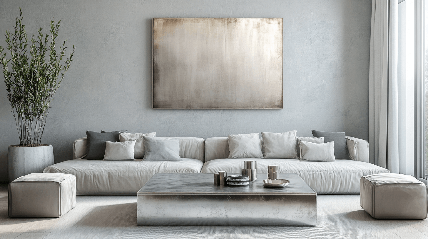 Zinc como elemento decorativo: Elegancia fría en la habitación