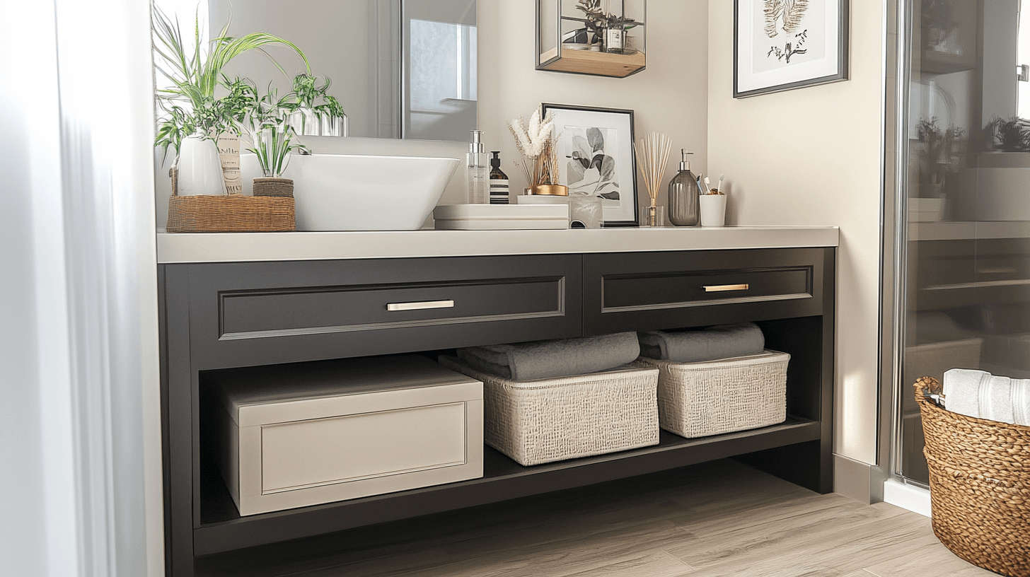 Orden en el baño: Elegantes muebles bajo lavabo