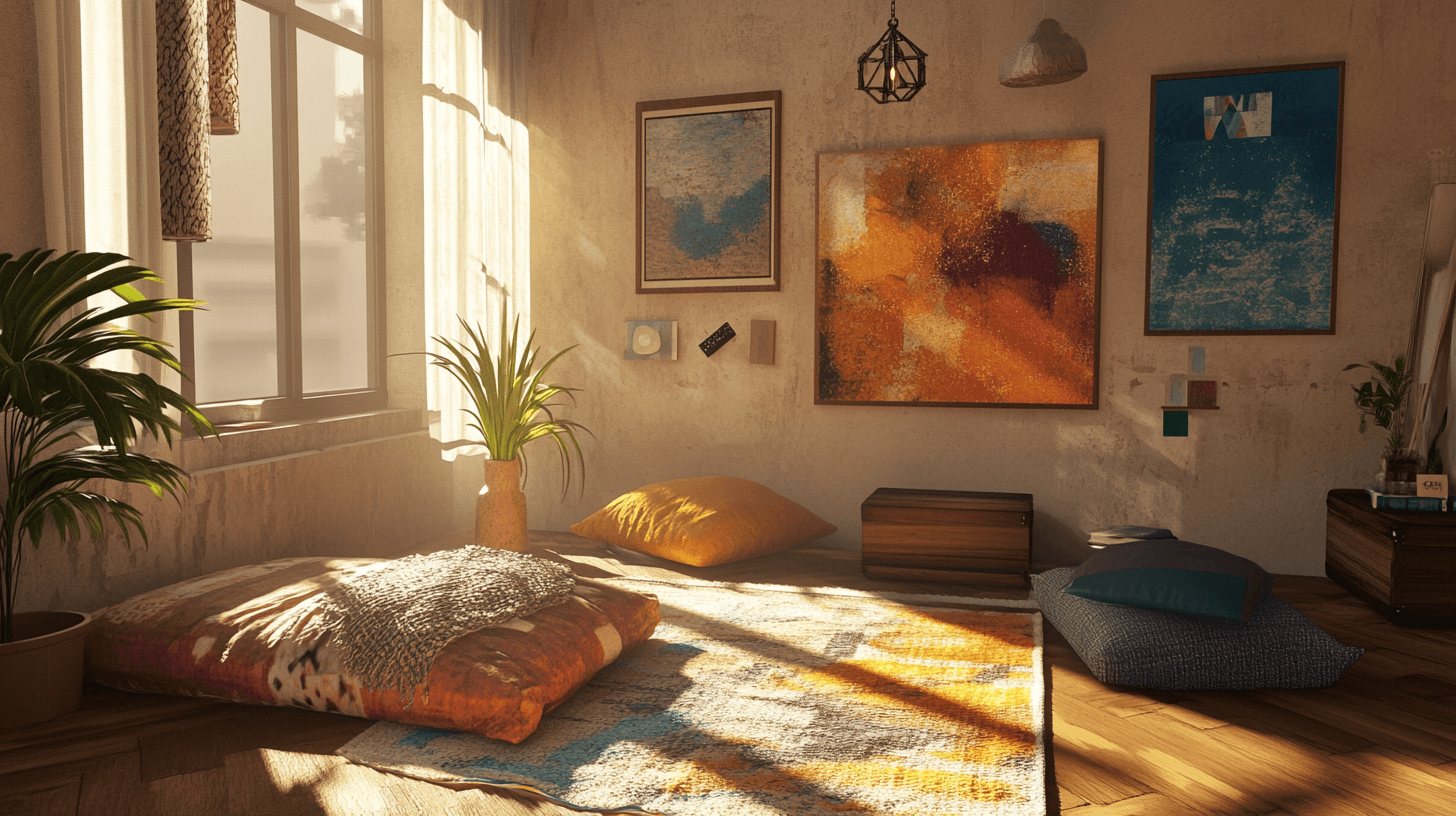 Estilos de vida en una mezcla de Industrial Boho