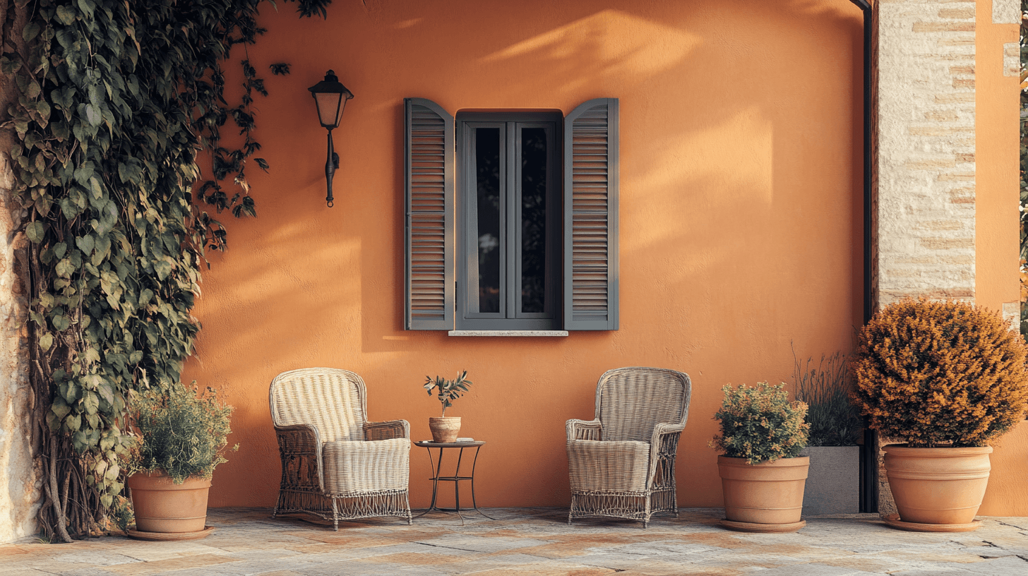 Diseño de color al estilo Toscana: Tonos cálidos de tierra y acentos mediterráneos