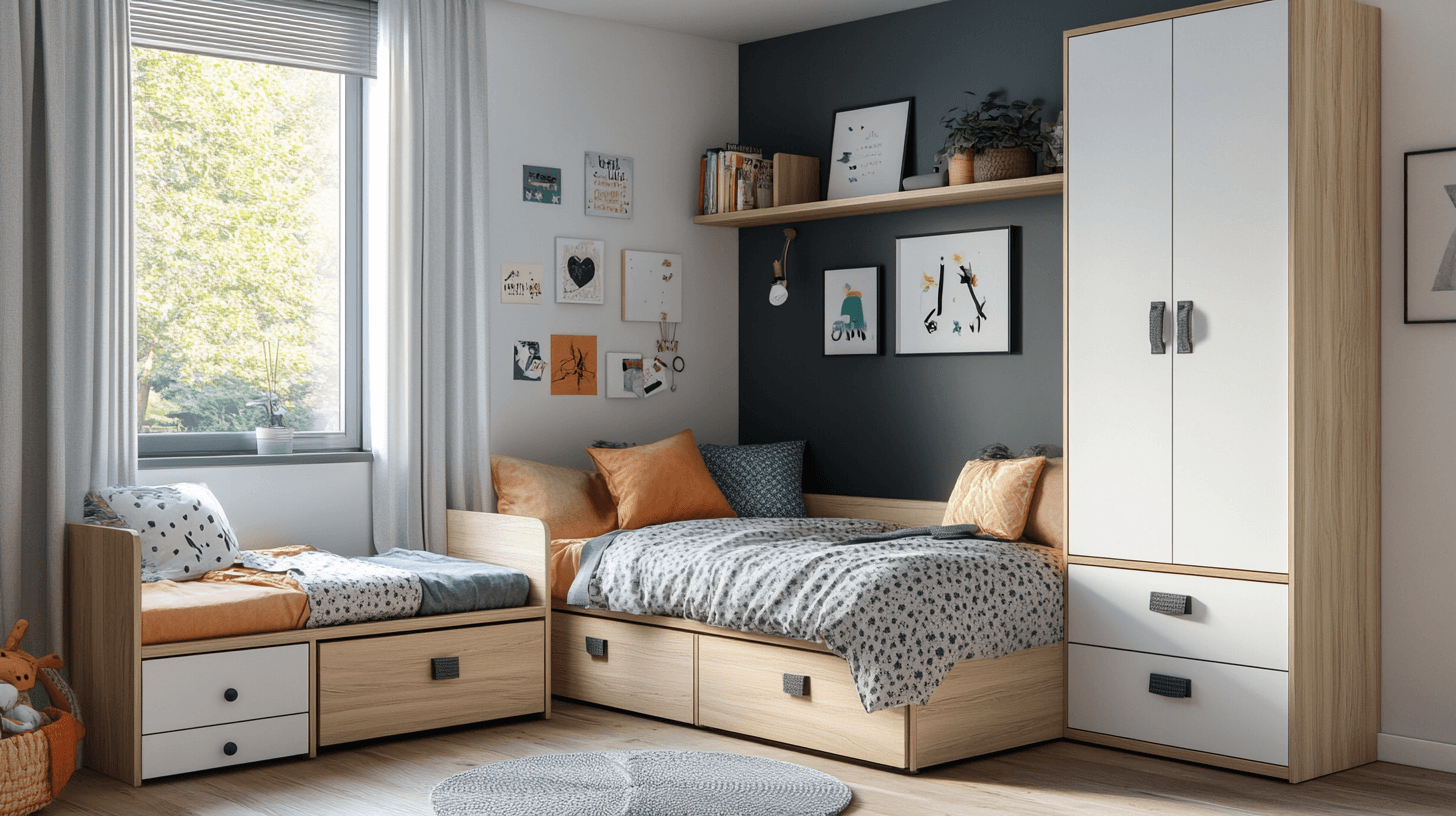 Muebles para la habitación juvenil: Elegante y práctico