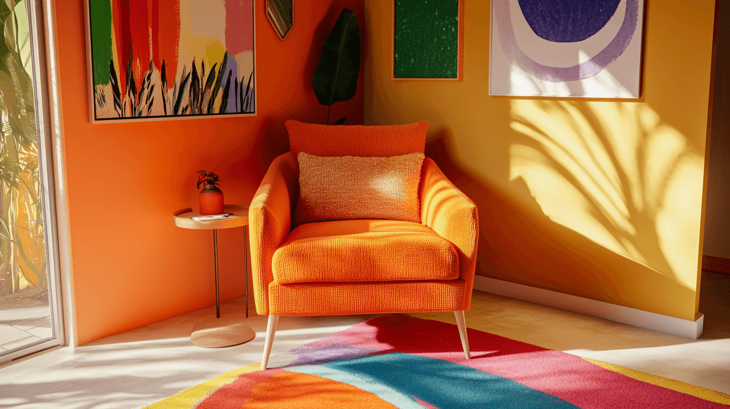 Colores fuertes en espacios pequeños: Atrévete con el color a pesar del poco espacio