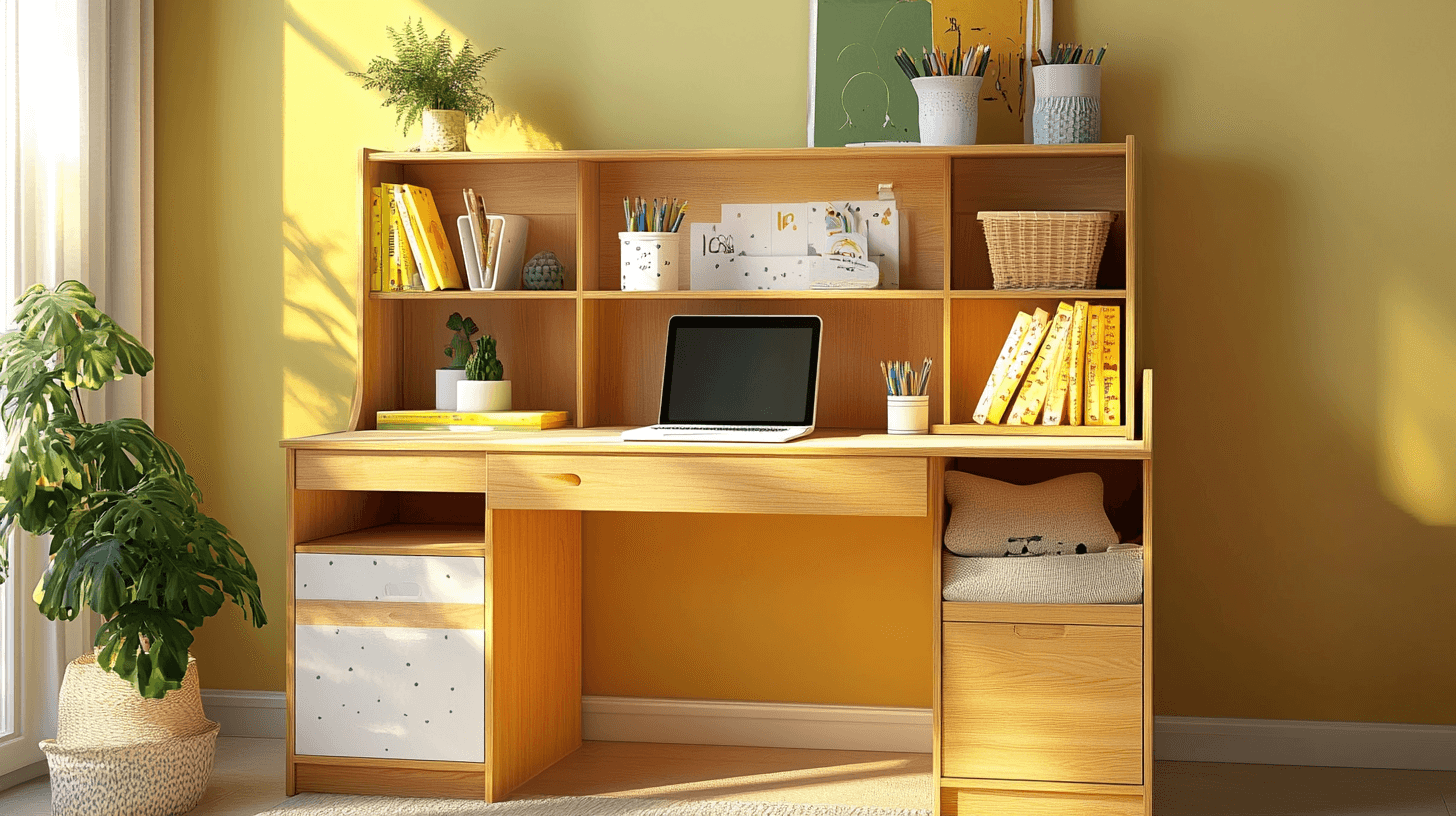 Escritorios multifuncionales para habitaciones infantiles