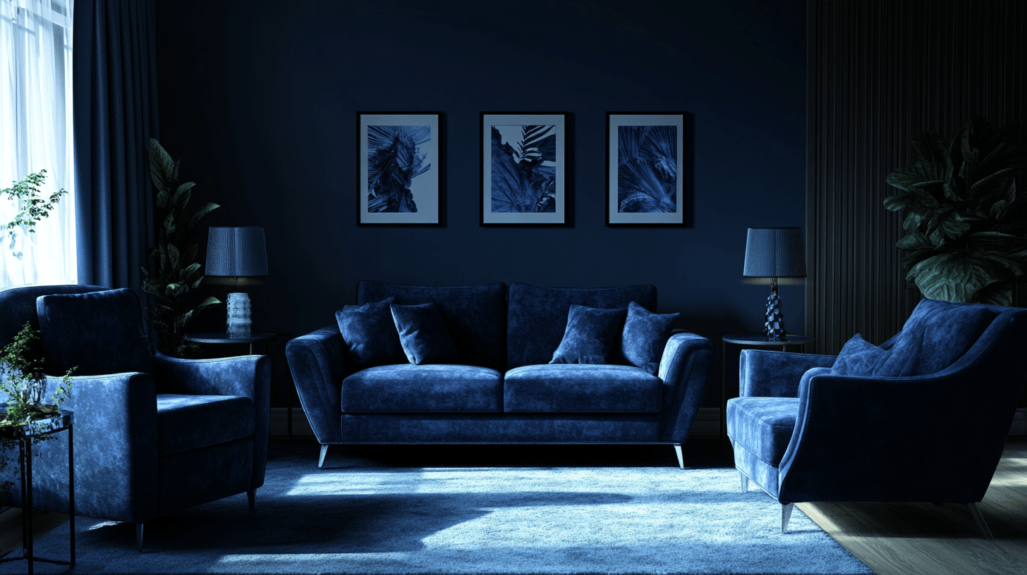 Muebles azul oscuro: llamativos elegantes para tu hogar