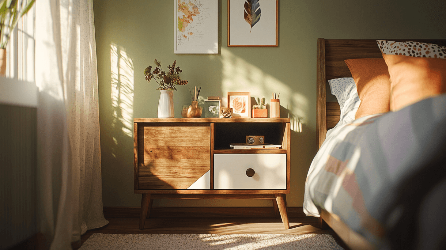Mesitas de noche creativas: Ideas únicas para tu dormitorio