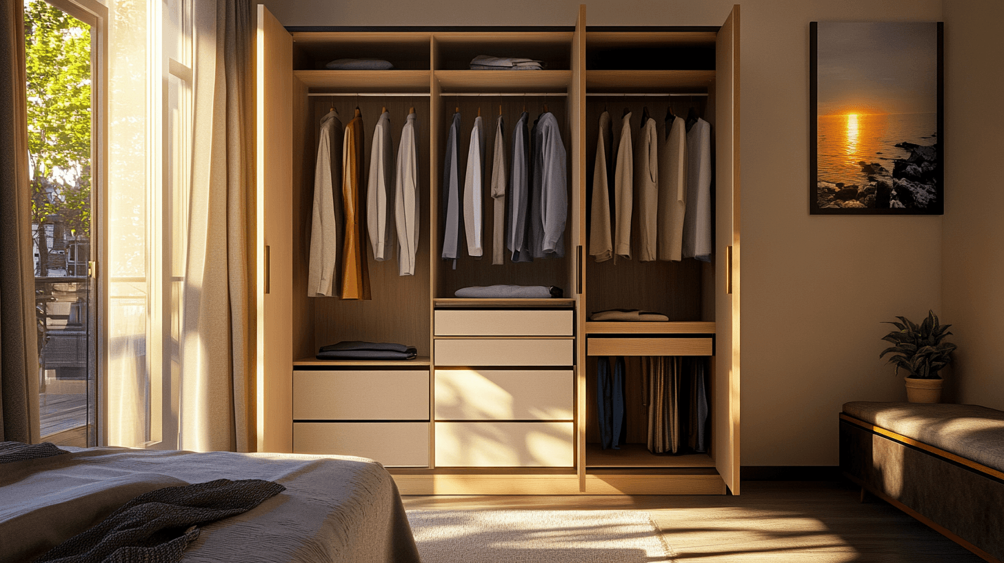 Maravilla de almacenamiento: Armarios con puertas batientes para más espacio