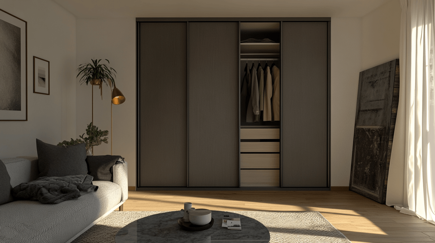 Moderno y práctico: Armarios con puertas correderas para cada habitación