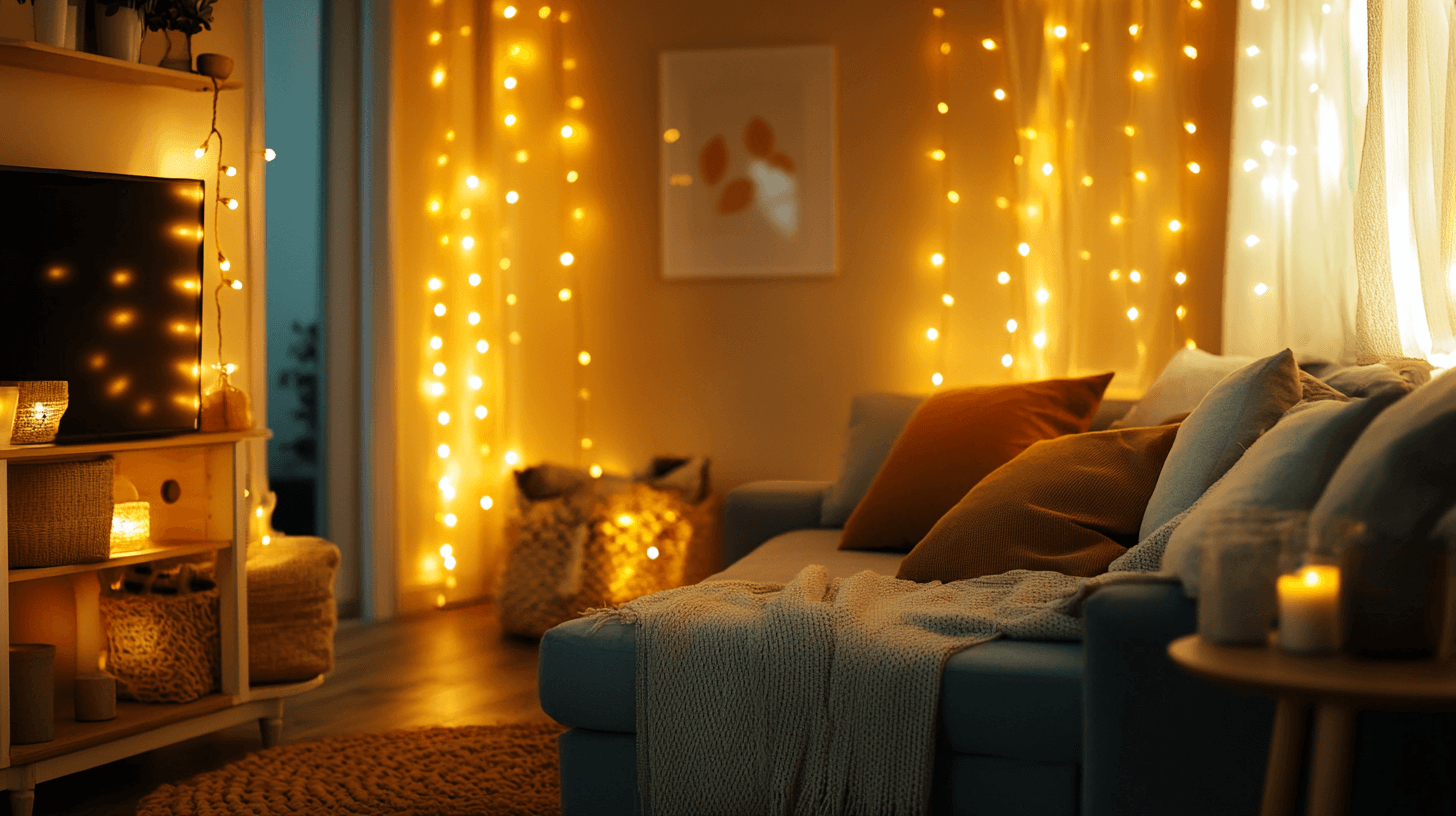 Guirnaldas de luces para interiores: Iluminación ambiental para cada habitación