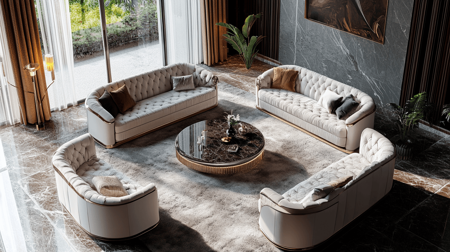Estilo italiano: Materiales lujosos y formas elegantes