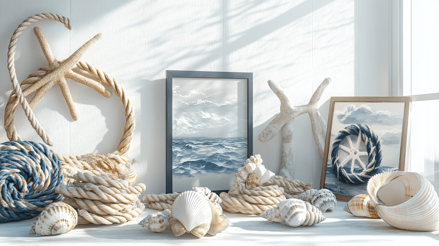 Decoraciones que completan el look Coastal Chic