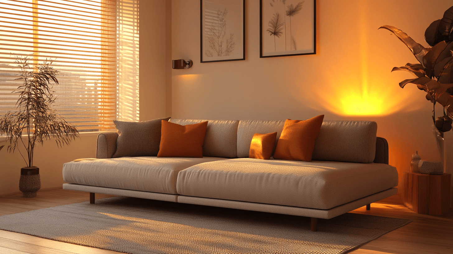 Sala de estar con sofá cama: combinar flexibilidad y estilo