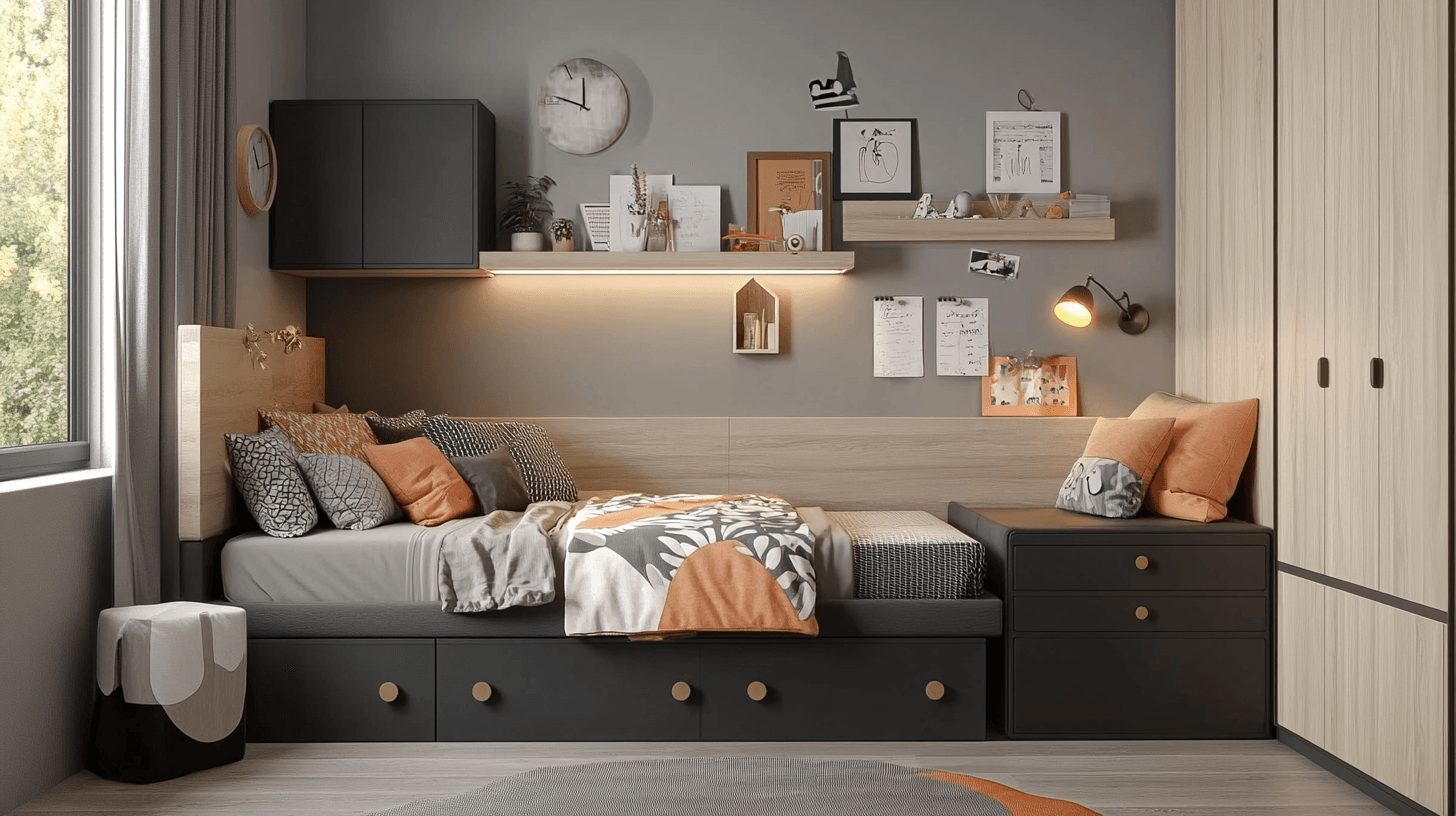 Diseñar una habitación juvenil: Cool y funcional