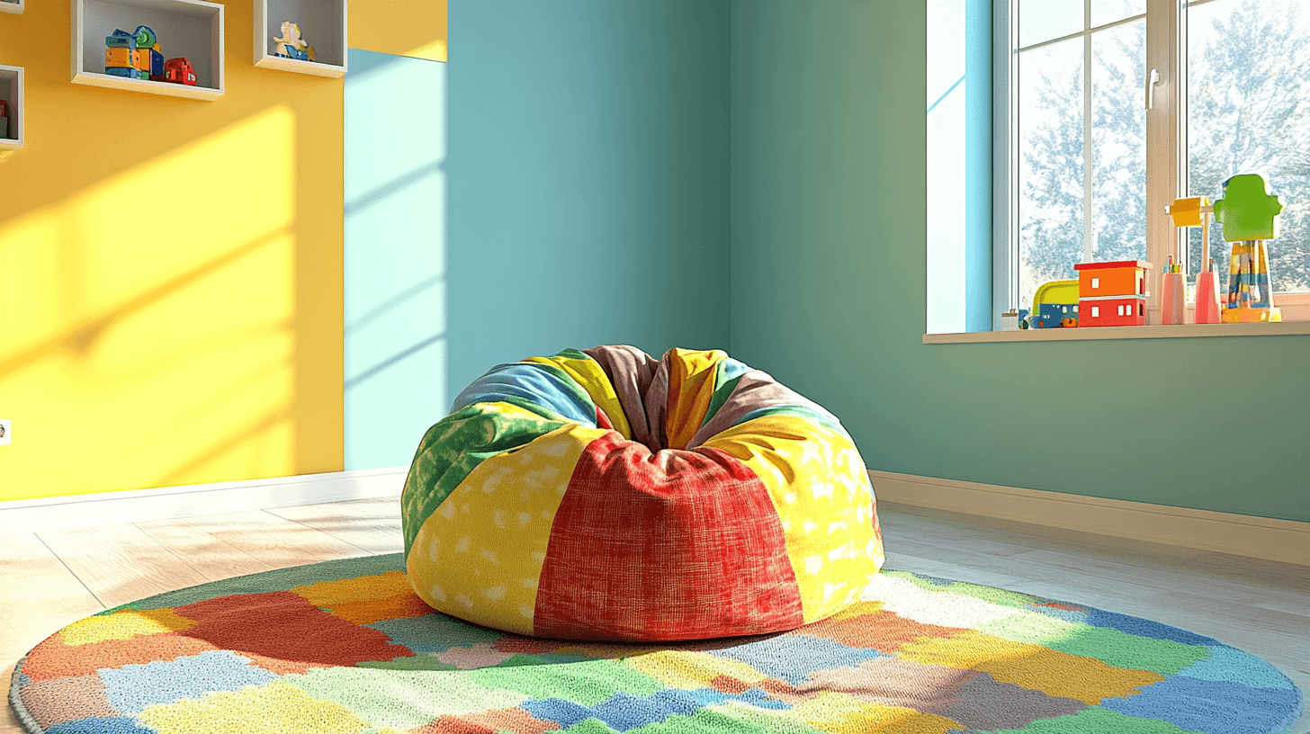 Sueños de habitación infantil: Pufs para los pequeños
